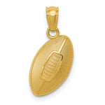 14k Football Pendant - Product Photo