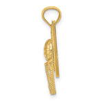 14k Basketball Pendant - Product Photo