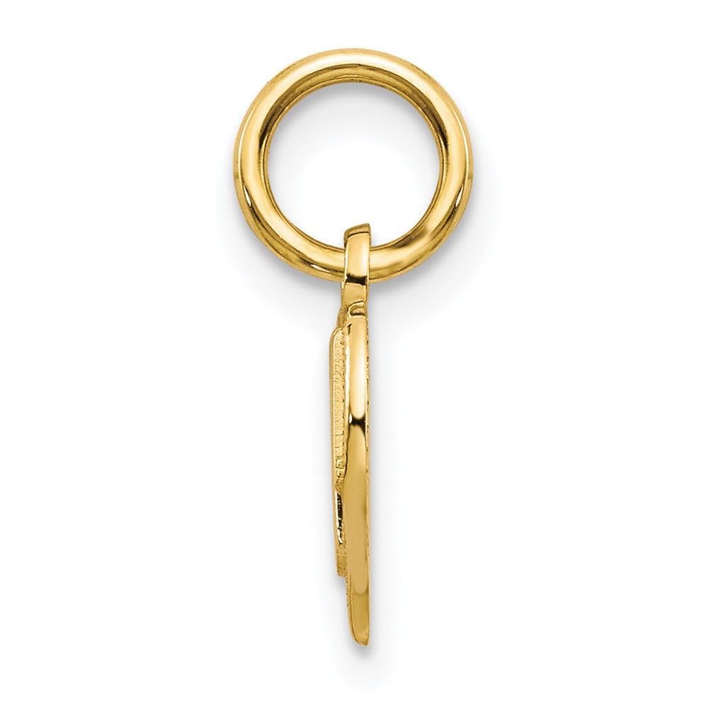 14k MOM Heart Charm - Product Photo