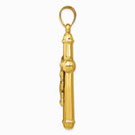 14K Yellow Gold Reversible Crucifix Pendant - Product Photo