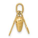 14K 3D Faith, Hope And Charity Charm - Product Photo
