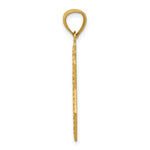14k Diamond-cut Star of David Pendant - Product Photo