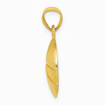 10K / 14K Yellow Gold Basketball Pendant - Product Photo