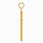 10K / 14K Yellow Gold Polished Cross Pendant - Product Photo