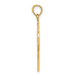 10K / 14K Yellow Gold Reversible GOD IS LOVE Celtic Cross Pendant - Product Photo