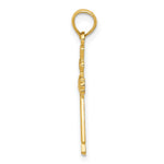 14k Claddagh Cross Charm - Product Photo