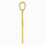 10K / 14K Yellow Gold Latin Cross Pendant - Product Photo