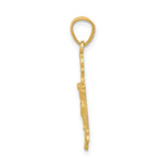14k Small Crucifix Charm - Product Photo
