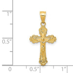 14k Small Crucifix Charm - Product Photo