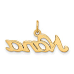 14k Satin NANA Charm - Product Photo