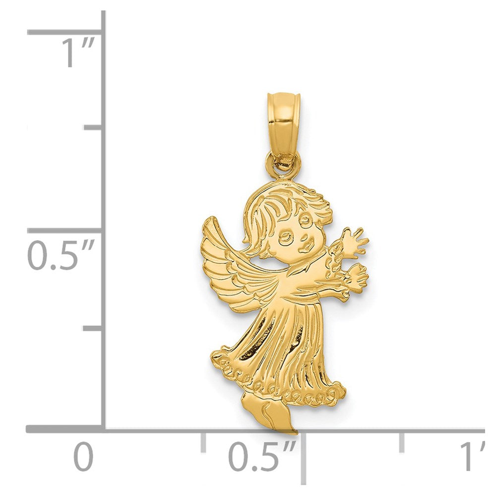 14k Angel Pendant - Product Photo