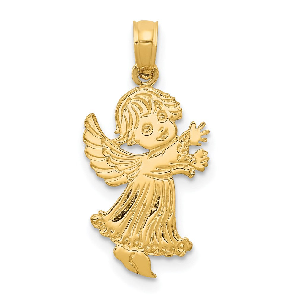 14k Angel Pendant - Product Photo