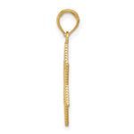 10K / 14K Yellow Gold Star of David Pendant - Product Photo
