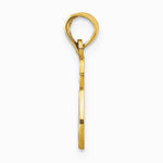 10K / 14K Yellow Gold Chai Cut-out Pendant - Product Photo