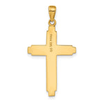 10K / 14K Yellow Gold Cross Pendant - Product Photo