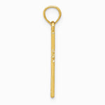10K / 14K Yellow Gold Cross Pendant - Product Photo