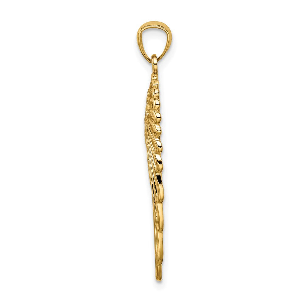 14K Angel Wing Pendant - Product Photo