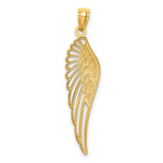 14K Angel Wing Pendant - Product Photo