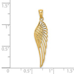 14K Angel Wing Pendant - Product Photo