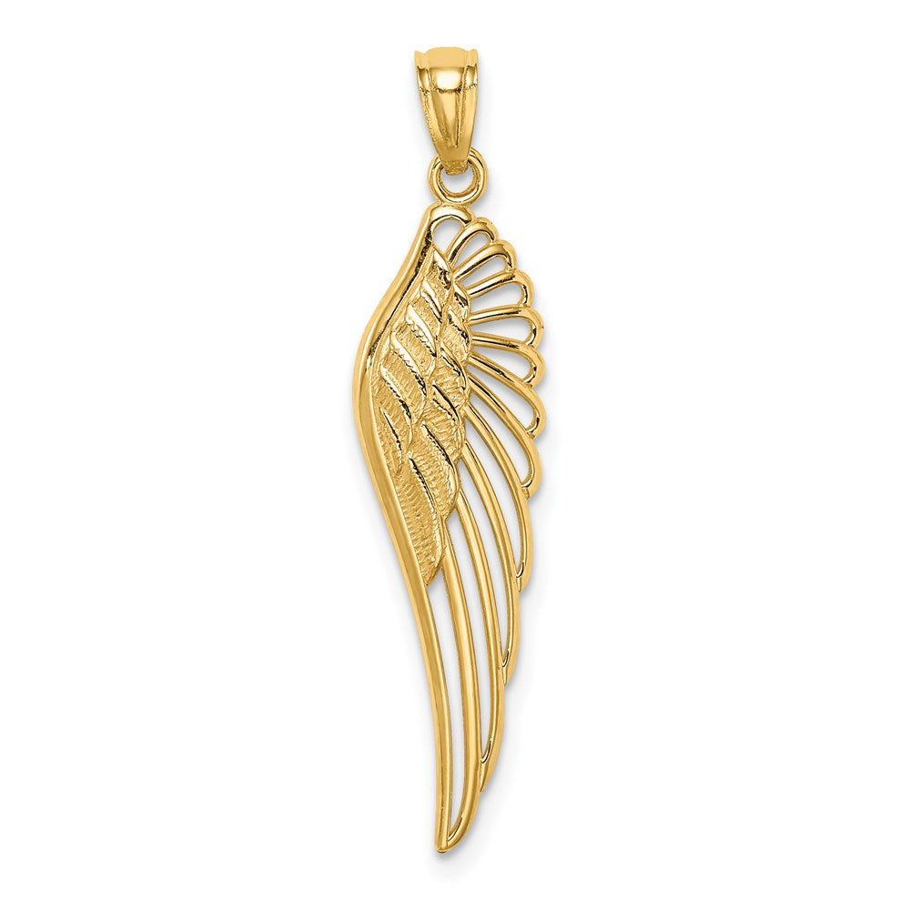 14K Angel Wing Pendant - Product Photo