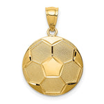 14K Soccer Ball Pendant - Product Photo