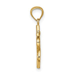 14K Anchor with Heart Pendant - Product Photo