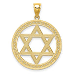 14K Star of David Pendant - Product Photo