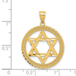 14K Star of David Pendant - Product Photo
