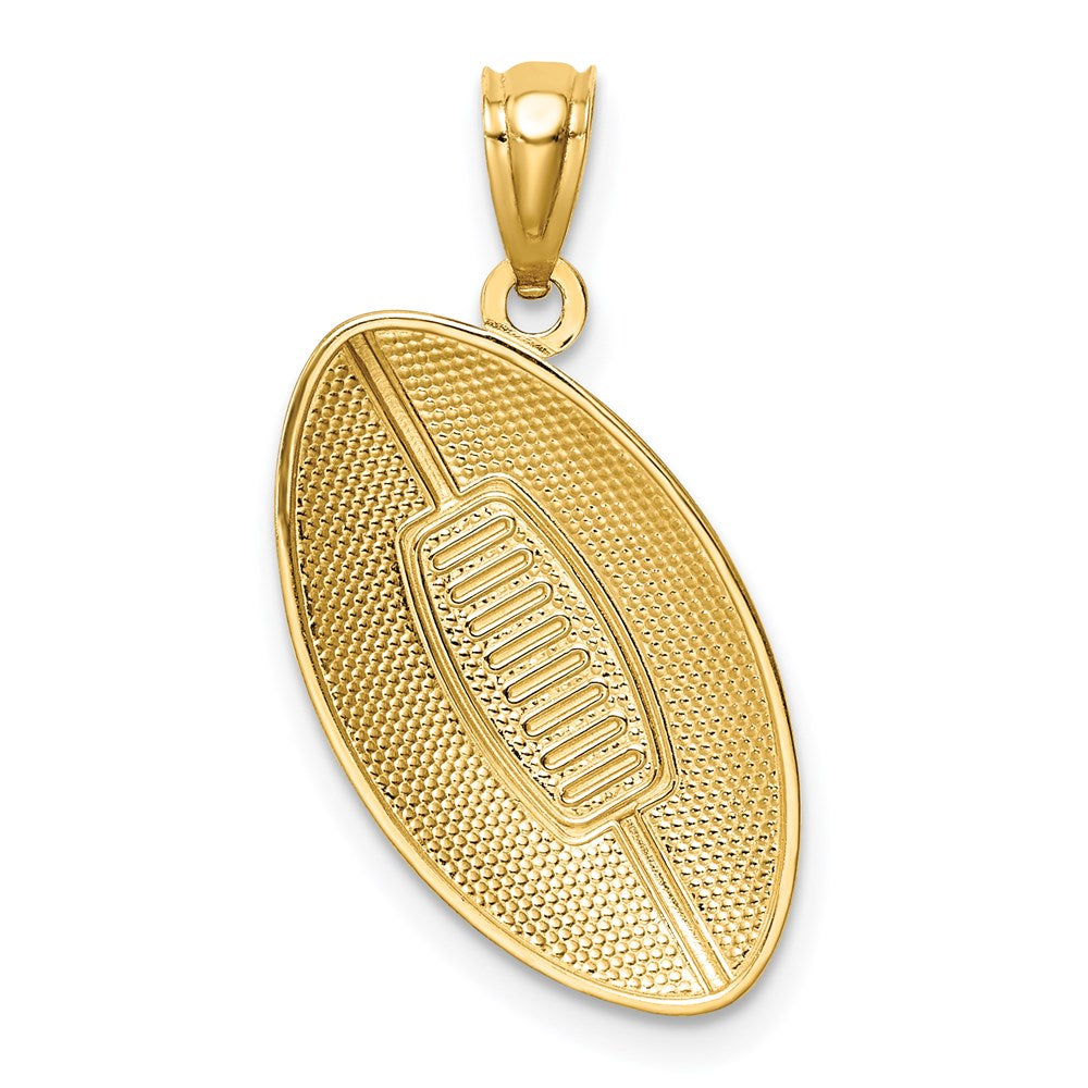 14K Football Pendant - Product Photo