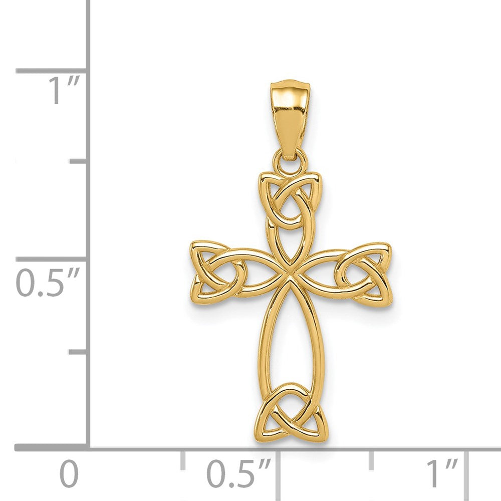 14K Celtic Knot Cross - Product Photo