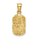 14K Diamond-cut Nugget Pendant - Product Photo