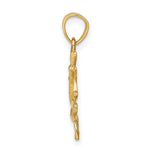 14K D/C Paint Palette Pendant - Product Photo
