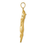 14K Yellow Gold Panther Pendant - Product Photo