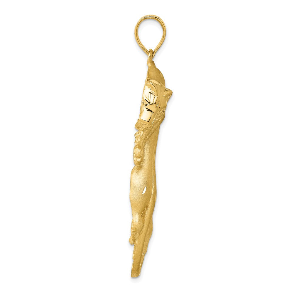 14K Yellow Gold Panther Pendant - Product Photo