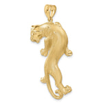 14K Yellow Gold Panther Pendant - Product Photo