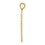 14k Polished Cross Pendant - Product Photo