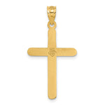 14k Polished Cross Pendant - Product Photo