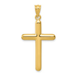 14k Polished Cross Pendant - Product Photo