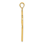 14K Yellow Gold Celtic Cross Pendant - Product Photo