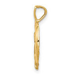 14K Angel, Moon and Star Pendant - Product Photo