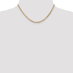 14k 3mm Concave Anchor Chain - Product Photo
