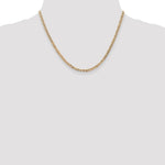 14k 3mm Concave Anchor Chain - Product Photo
