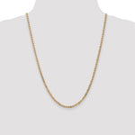 14k 3mm Concave Anchor Chain - Product Photo