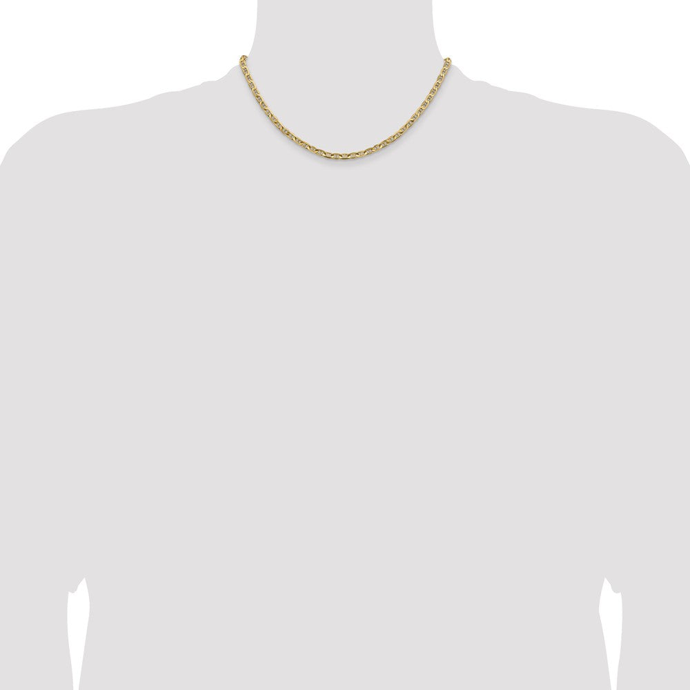 14k 3.75mm Concave Anchor Chain - Product Photo