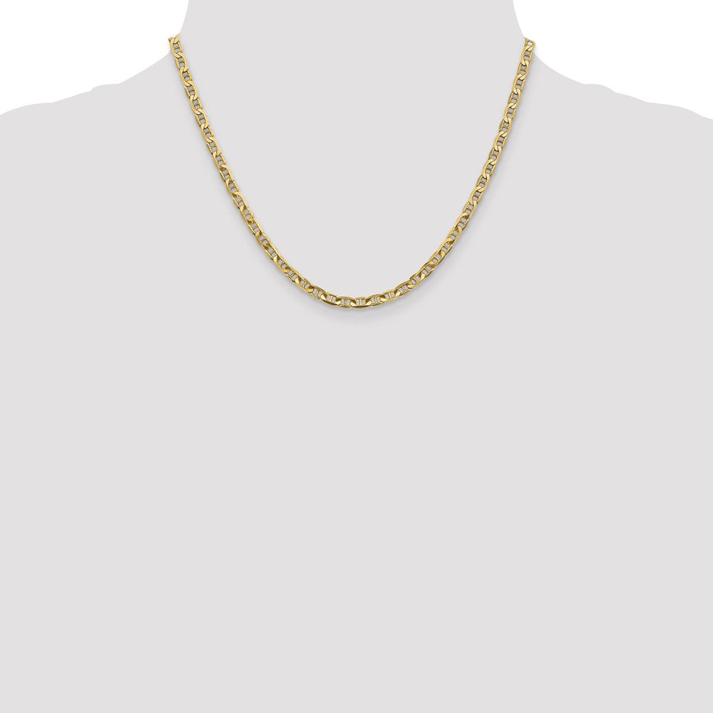 14k 3.75mm Concave Anchor Chain - Product Photo