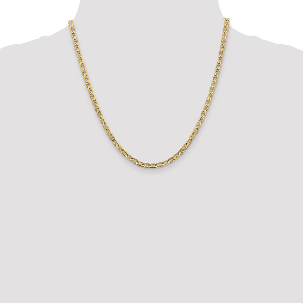 14k 3.75mm Concave Anchor Chain - Product Photo