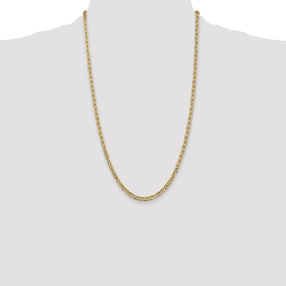 14k 3.75mm Concave Anchor Chain - Product Photo