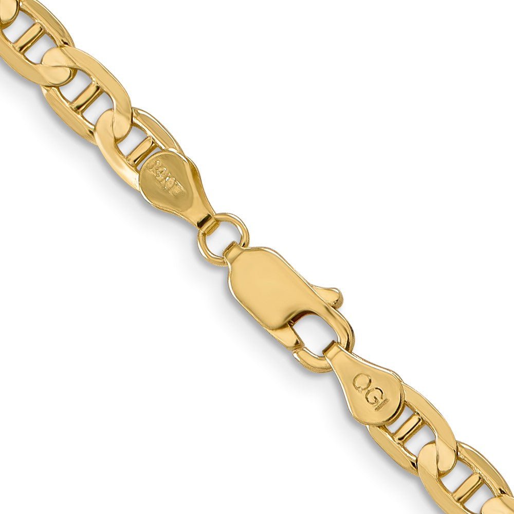 14k 4.5mm Concave Anchor Chain - Product Photo