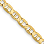 14k 4.5mm Concave Anchor Chain - Product Photo