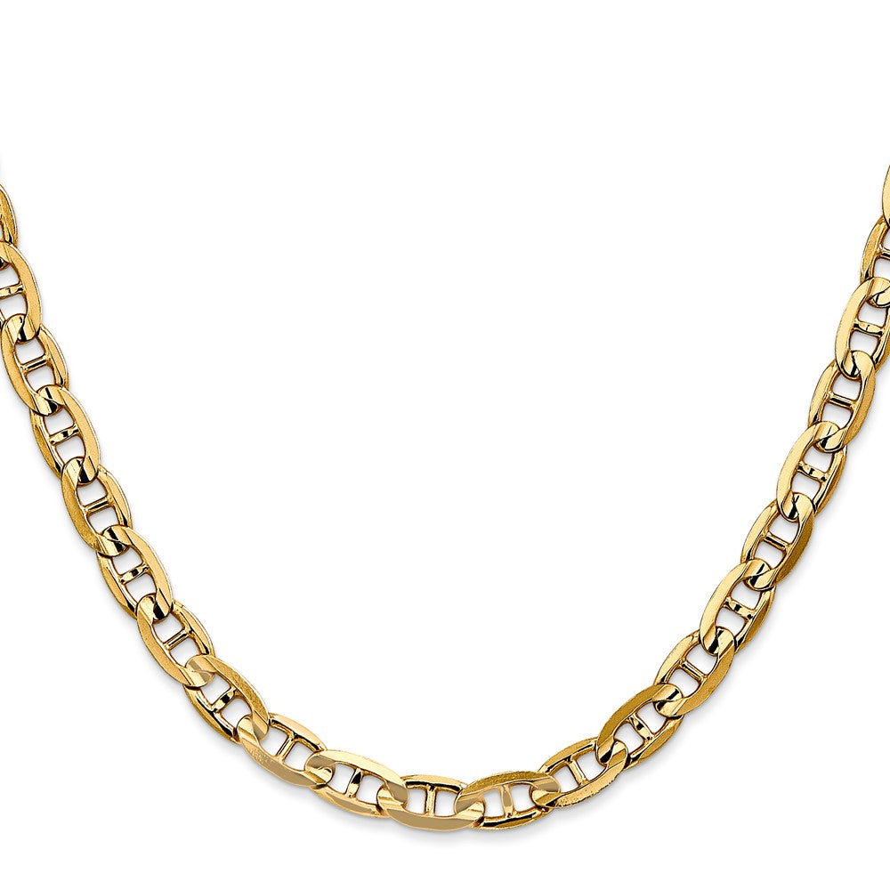 14k 5.25mm Concave Anchor Chain - Product Photo